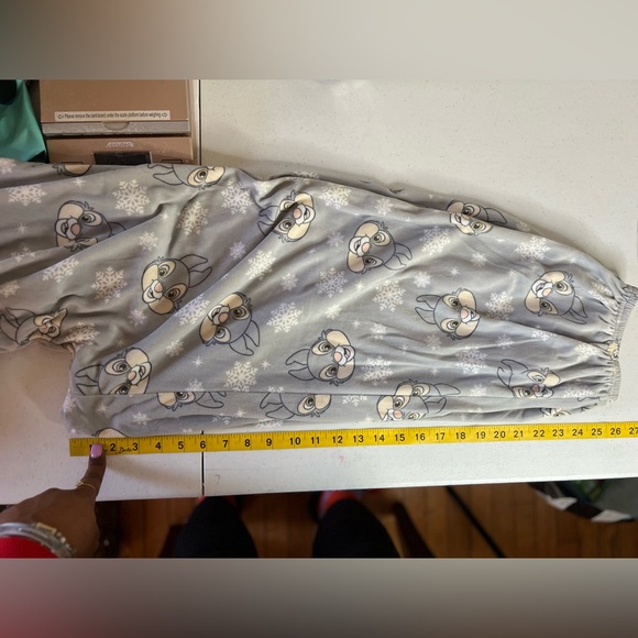 disney thumper pajamas Pajama Set Women’s Large  12/14 Joggers Pockets Tapered - Picture 9 of 10